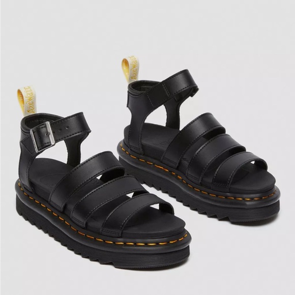 Dr. Martens Shoes - Dr. Martens VEGAN BLAIRE WOMEN'S FELIX GLADIATOR SANDALS-Size 8-Black